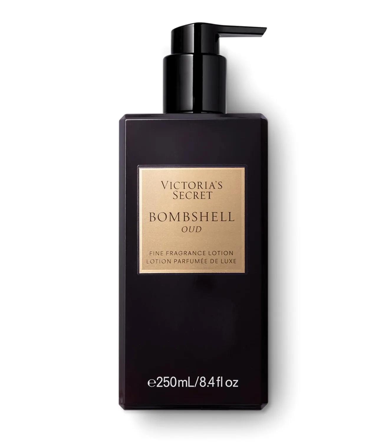 Victoria's Secret Bombshell Oud Fragrance Body Lotion, Notes of Spice, Pink Saffron & Peony (8.4 oz)