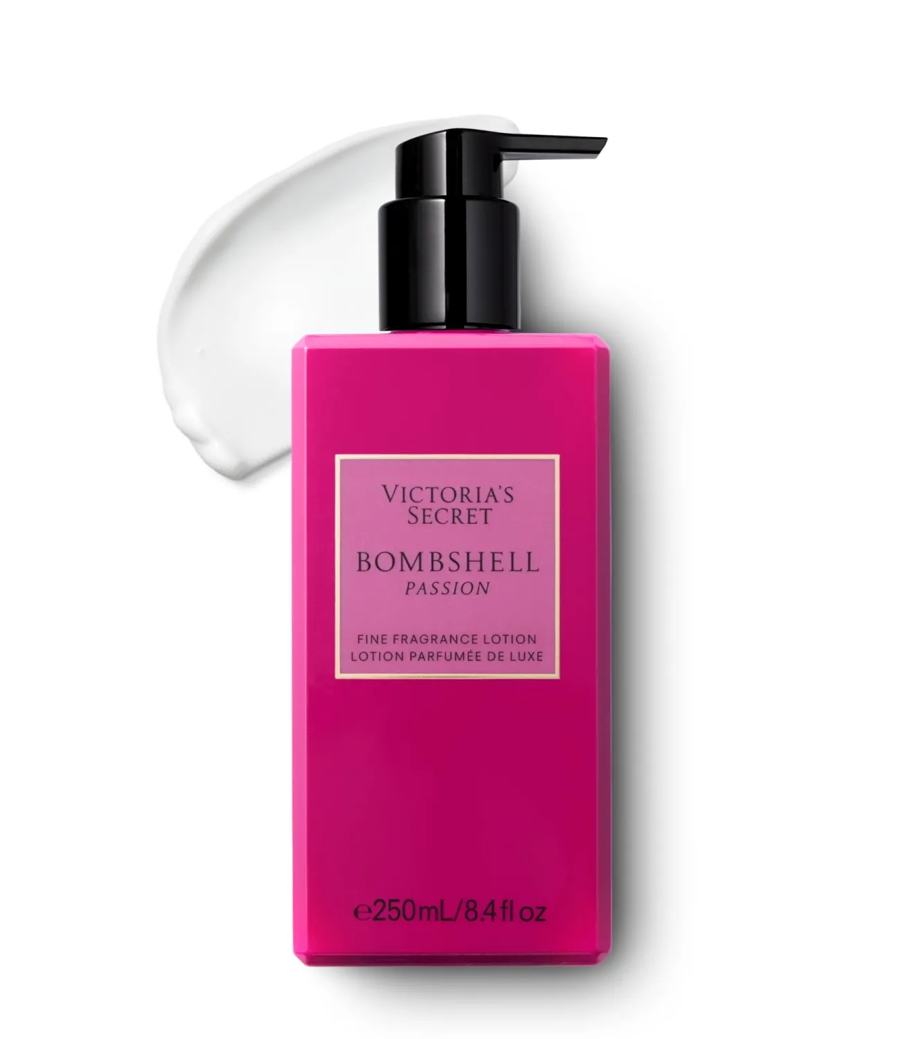 Victoria's Secret Bombshell Passion Fragrance Body Lotion, Notes of Sparkling Cassis, Queen Peony & Fuchsia Rose (8.4 oz)