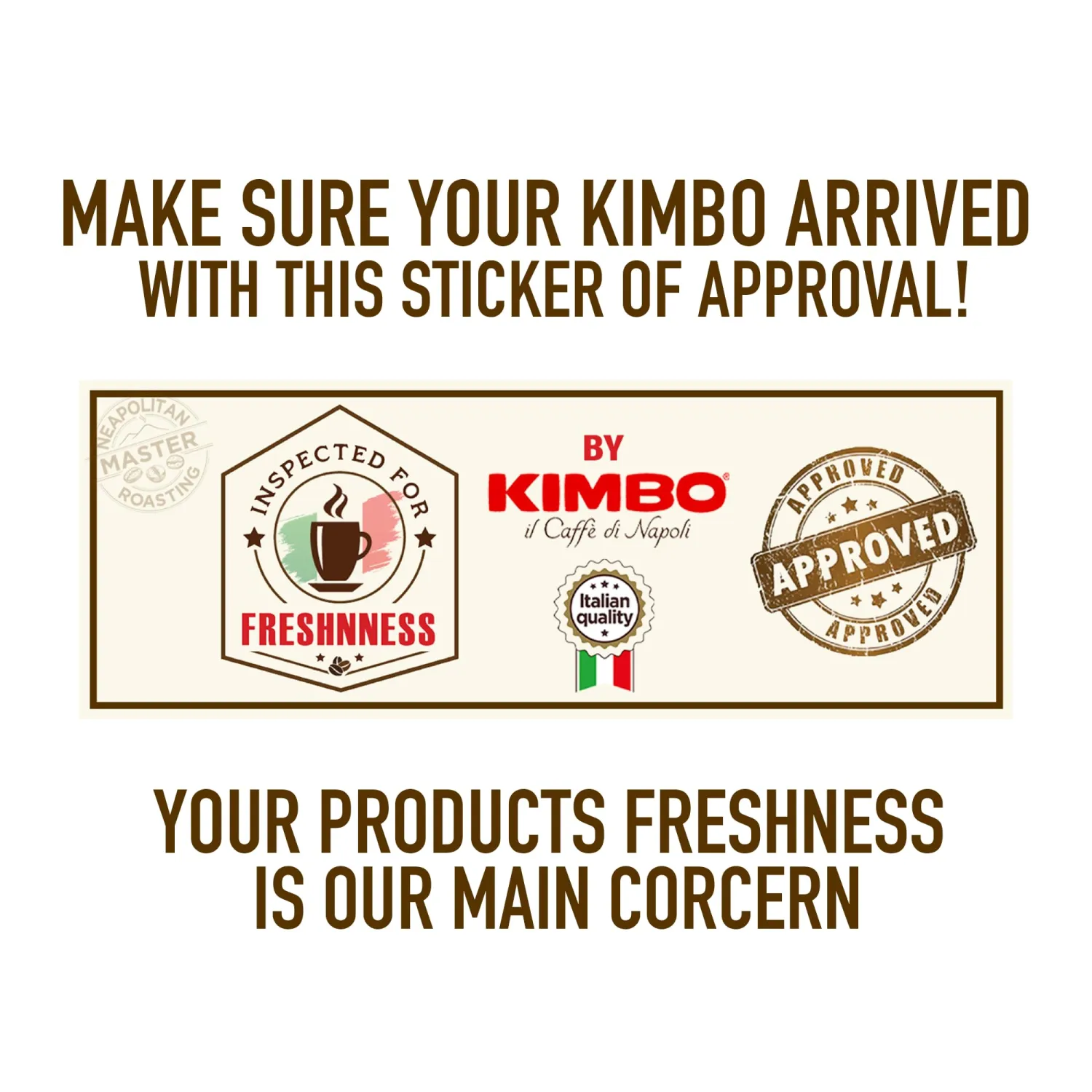 Kimbo Aroma Gold | 100% Arabica Whole Bean Coffee | Medium Dark Roast | 9/13 Intensity | 2.2 Lbs (1kg) Bag