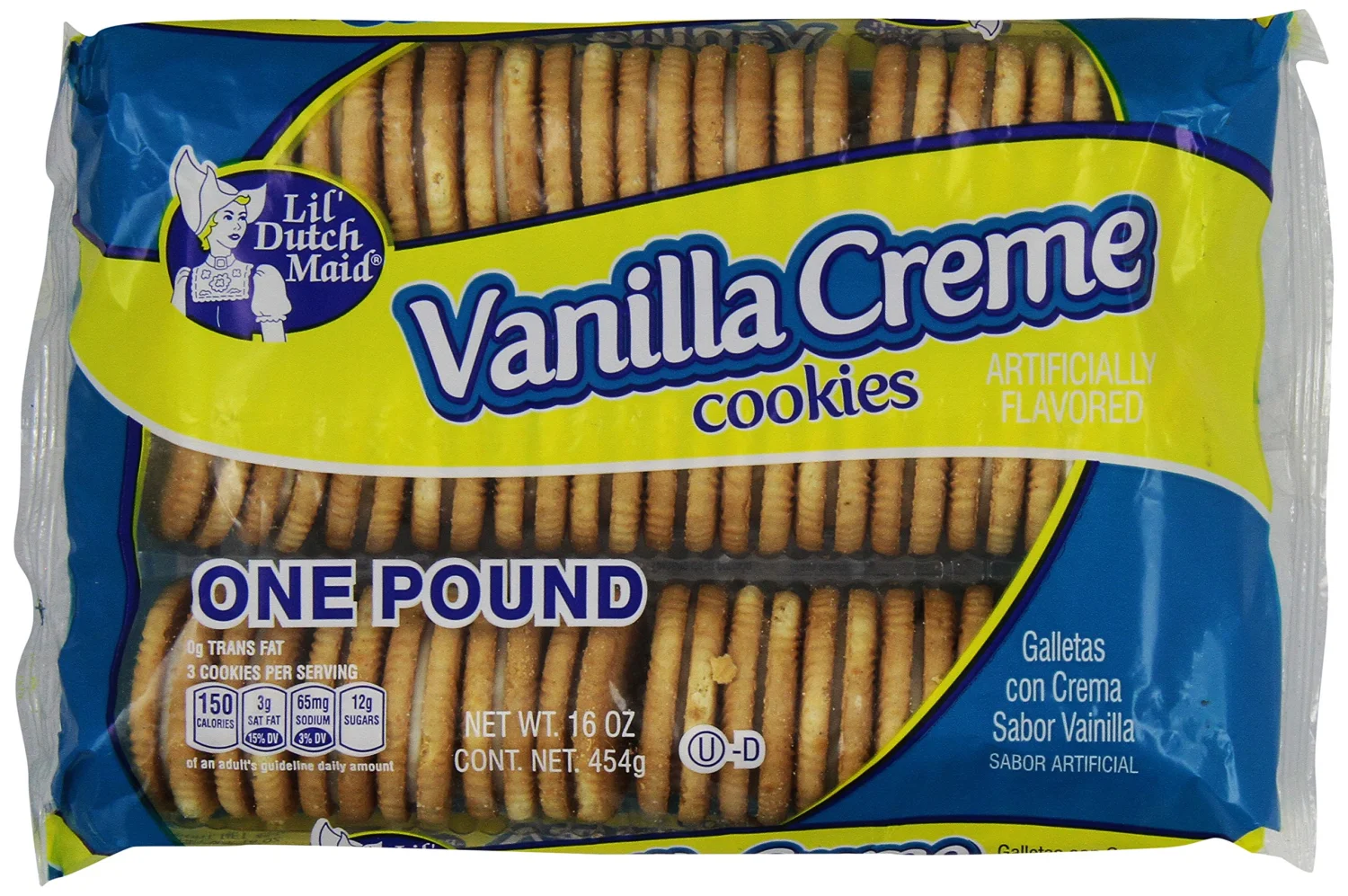 Little Dutch Maid Vanilla Crème Cookies, 16 Ounce