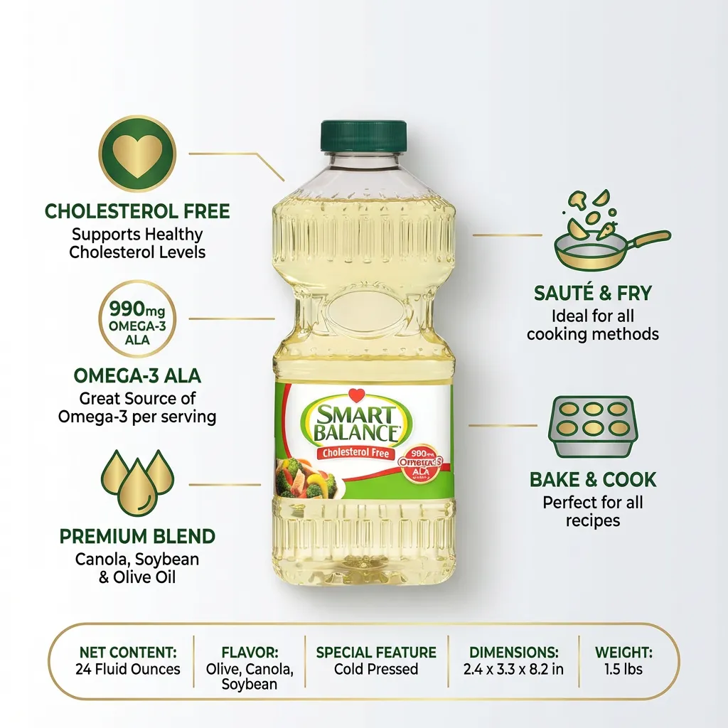 Smart Balance Cooking Oil Blend, 24 oz