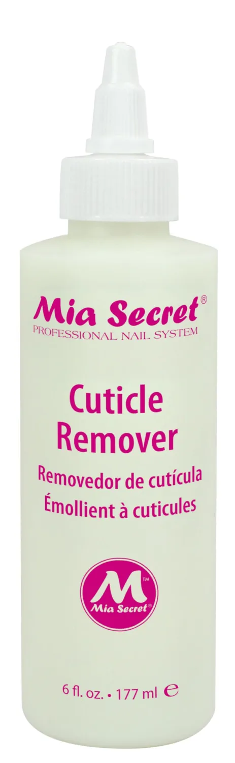 Mia Secret Cuticle Softener & Remover - Quick Easy Safe - Removes Cuticles Safely and Softens the Edge - Excellent for Manicures and Pedicures (6 Fl Oz (Pack of 1))