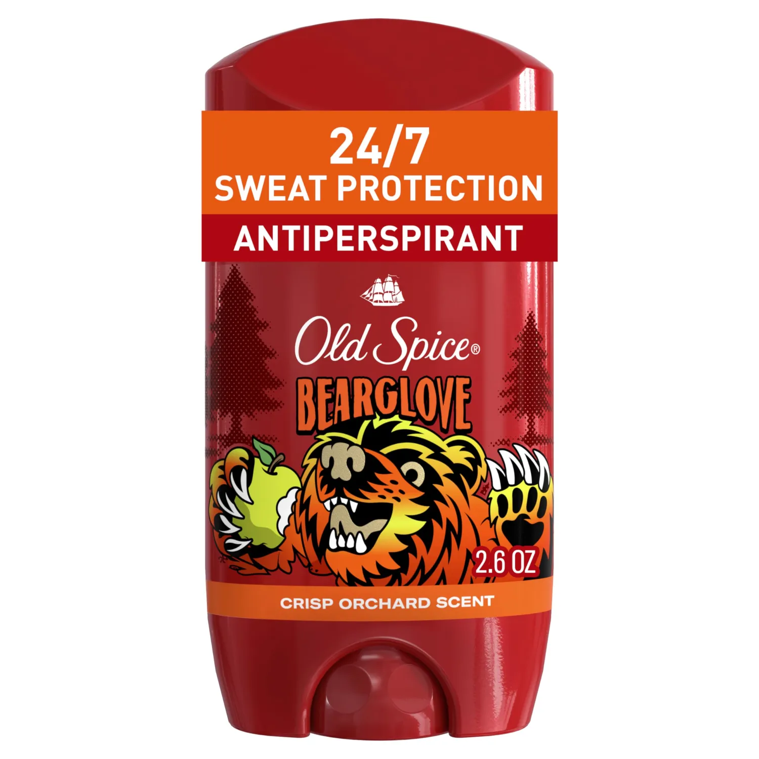 Old Spice Anti-Perspirant Deodorant for Men, Bearglove Scent, 2.6 Oz