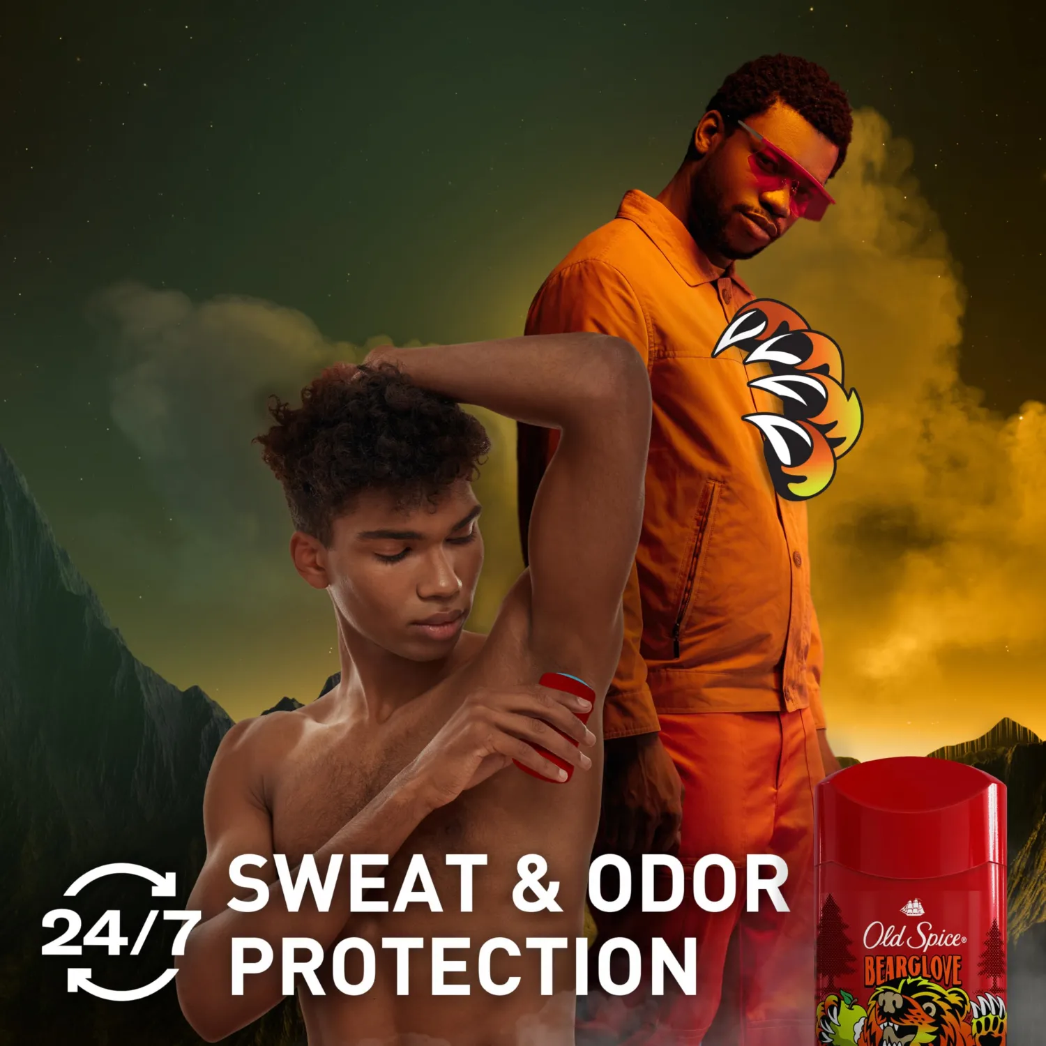Old Spice Anti-Perspirant Deodorant for Men, Bearglove Scent, 2.6 Oz