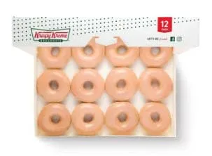 Krispy Kreme Original Glazed Doughnuts - 12 Donuts