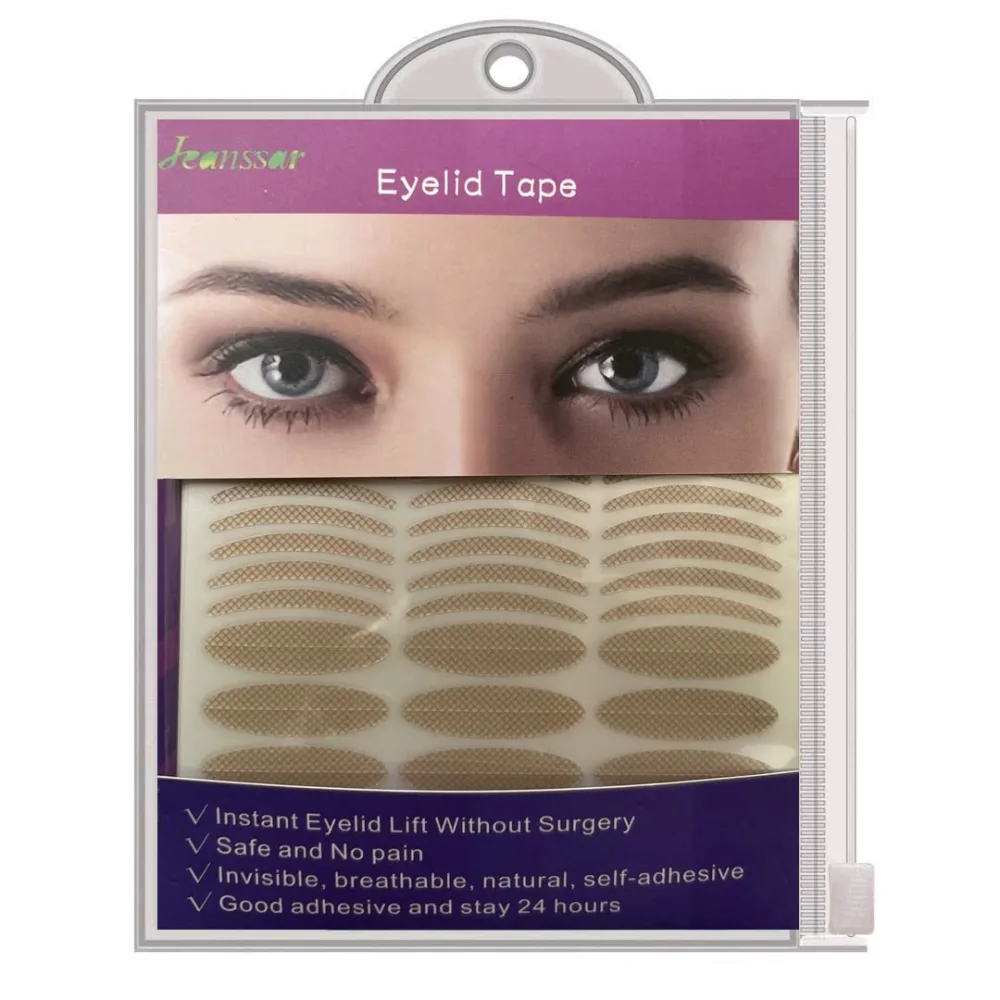 Eyelid Tapes, 480pcs One-Sided Sticky Eyelid Stickers, Breathable Eyelid Lifter Strips, Instantly Eyelids Lift Without Surgery, for Hooded Droopy Eyes,2Styles