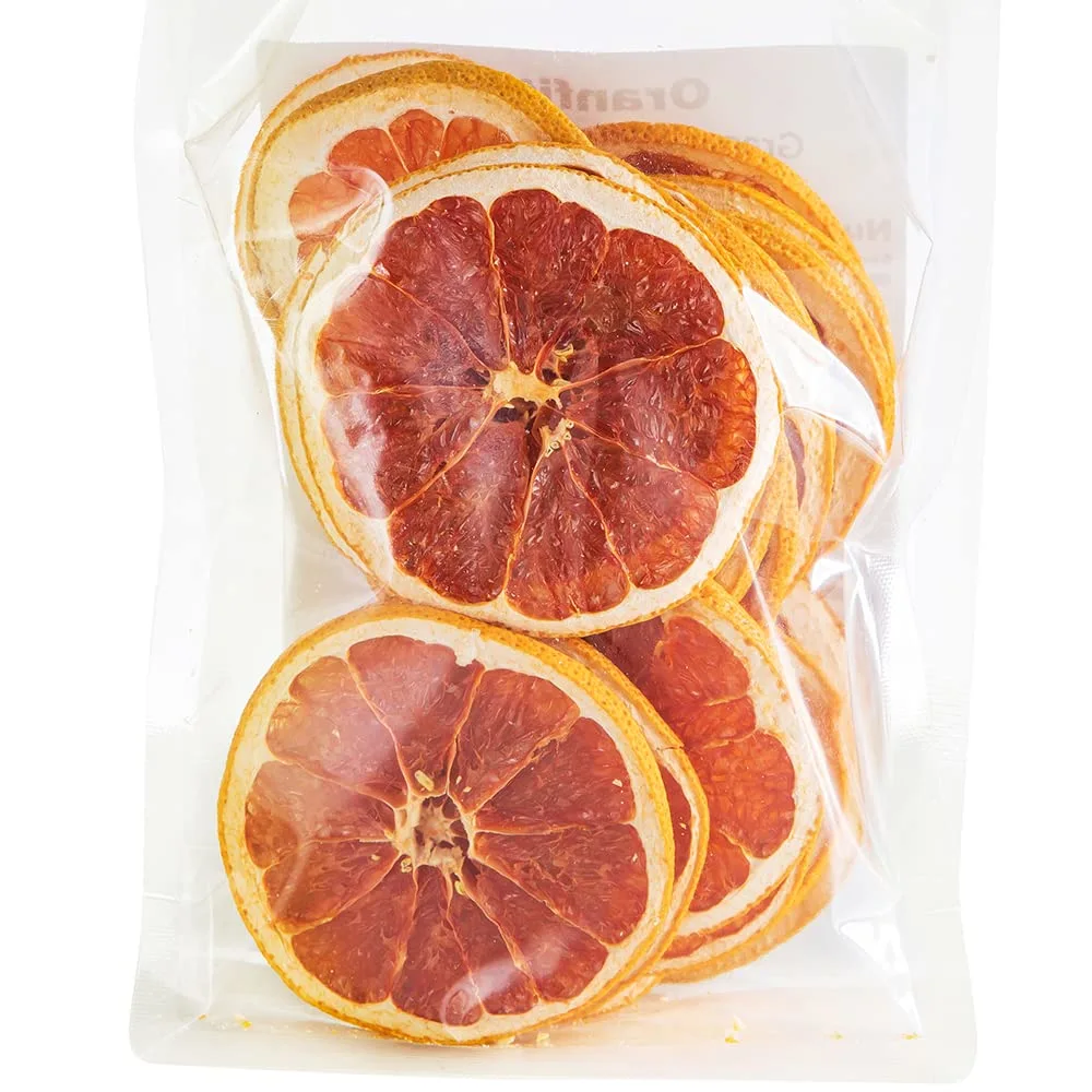 Oranfit Dried Grapefruit Slices, Natural Dried Grapefruit Slices, Crafts Cake Decoration Cocktail Garnish Table Scatters Potpourri Candle Crafts 3oz/85g(25 to 31 slices)