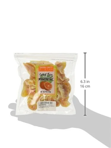 Trader Joe's Dried Fruit Soft & Juicy Mandarins 6oz.
