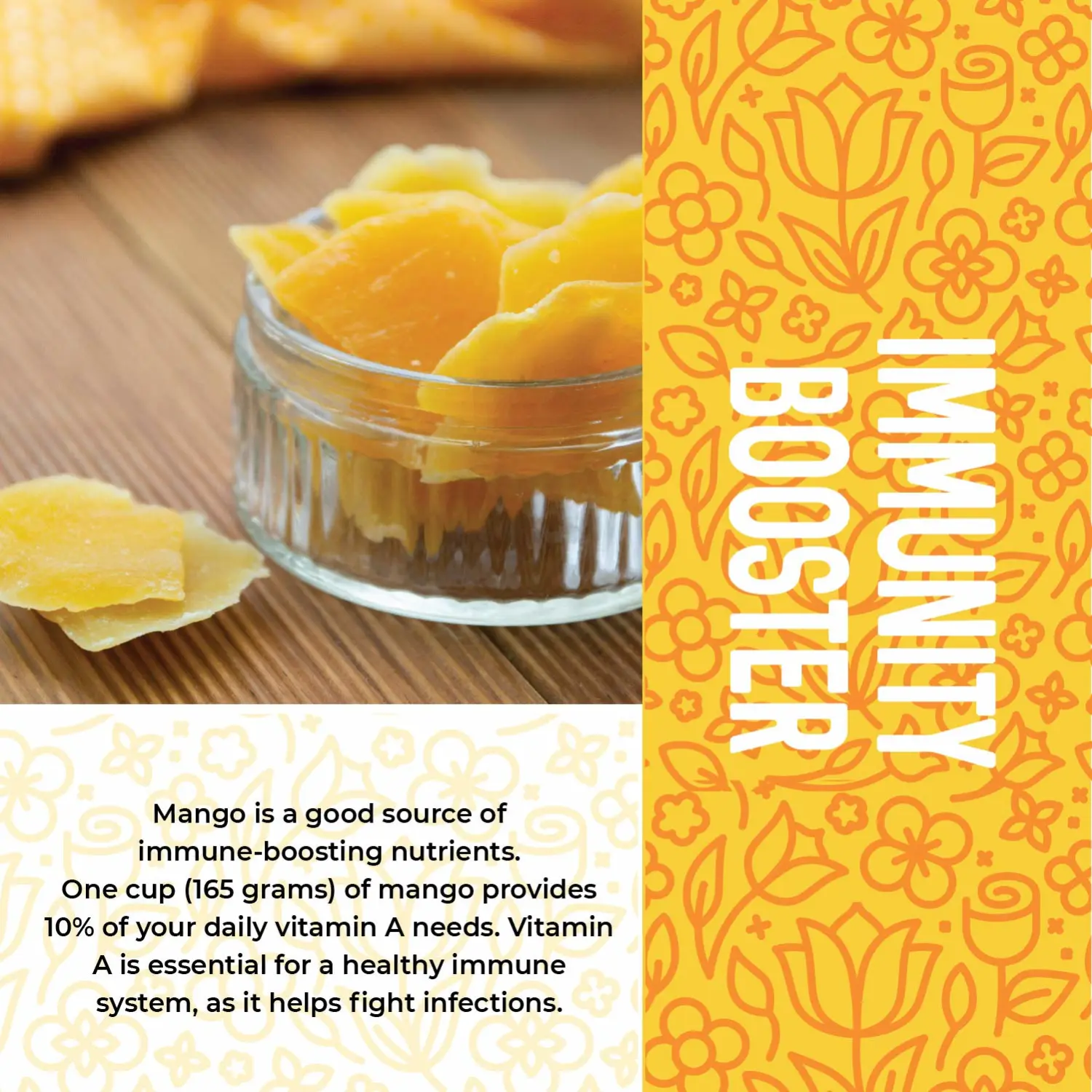Herbaila Dried Mango No Sugar Added, 16 oz. Dried Mangoes, Unsweetened Dried Mango Slices, All-Natural Dried Mangos, Dried Unsweetened Mango, Dry Mango from AFRICA. Non-GMO, 1 Pound.