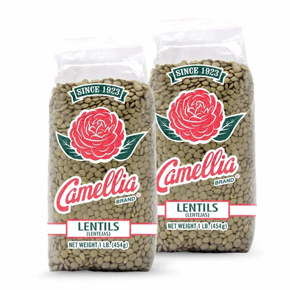 Camellia Brand Dried Lentils, 1 Pound (Pack of 2)