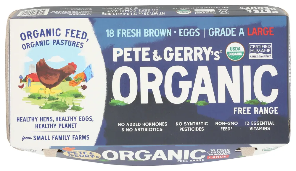 Pete & Gerrys, Large Eggs, 18 Count