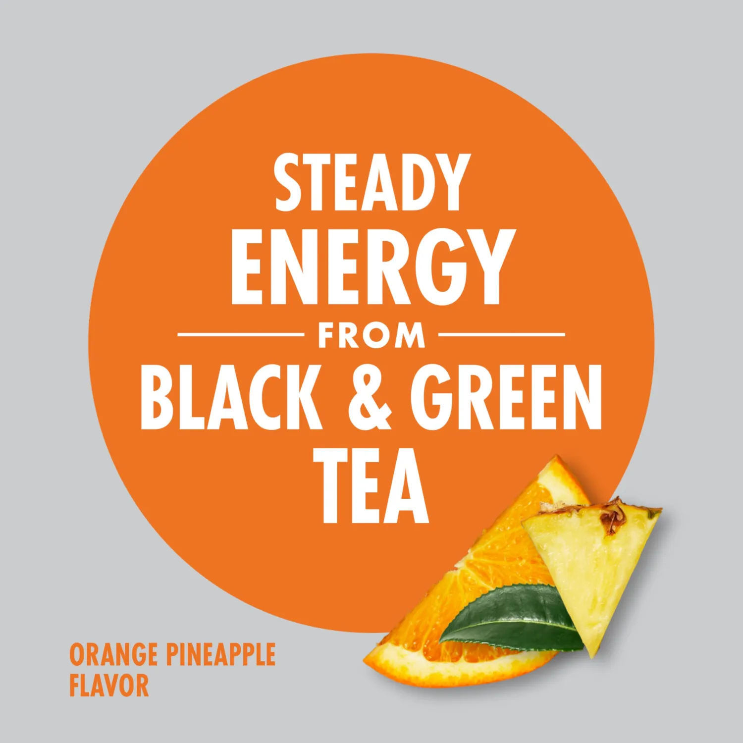 V8 +Energy Orange Pineapple Juice Energy Drink, 8 fl oz Can (12 Pack)