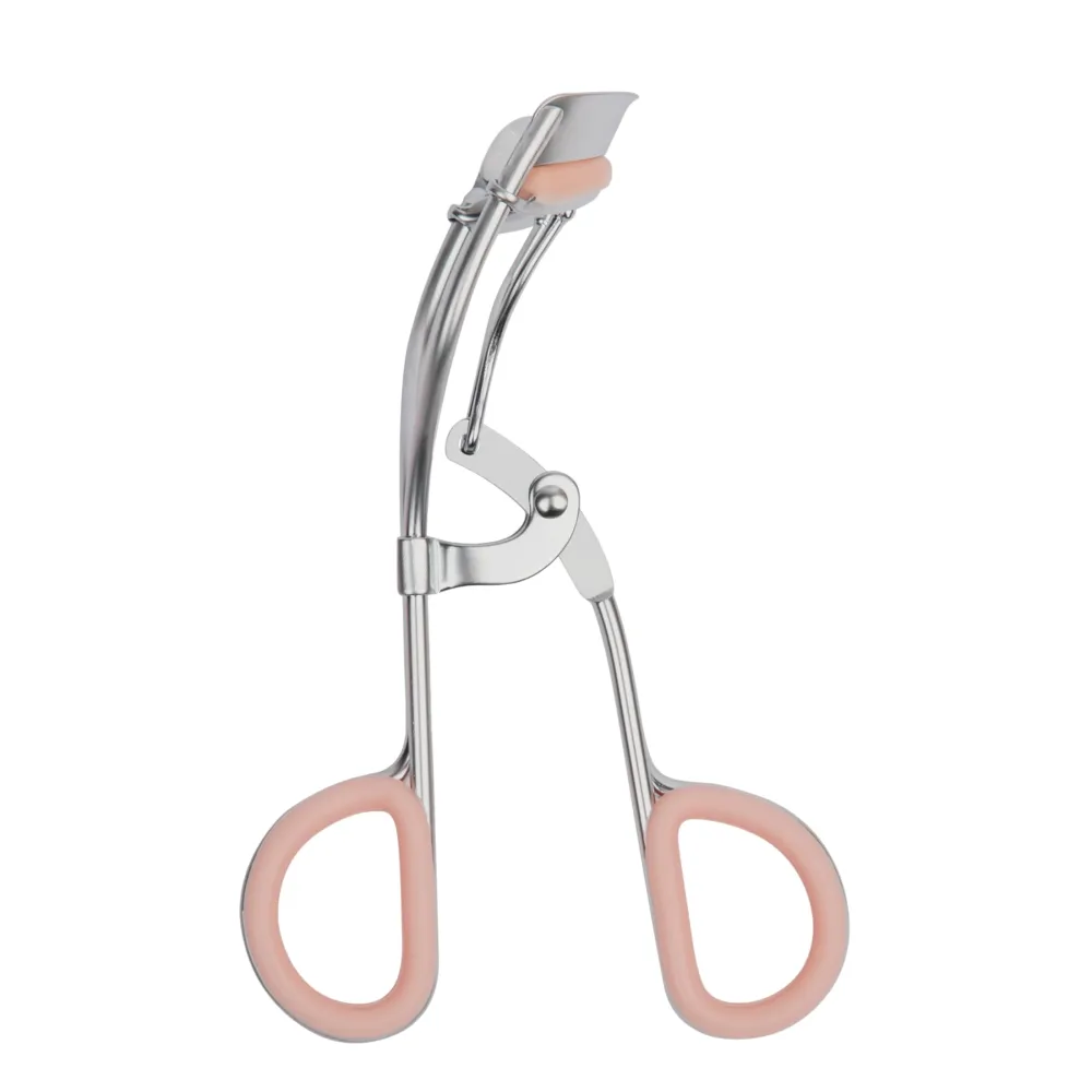 Volume Eyelash Curler - Professional Makeup Tool Creates Lifted, Voluminous Lashes - Ergonomic Design - Silicone Cushioned Curler Pad and Grips - Made with Stainless Steel - Pinch Free Curl