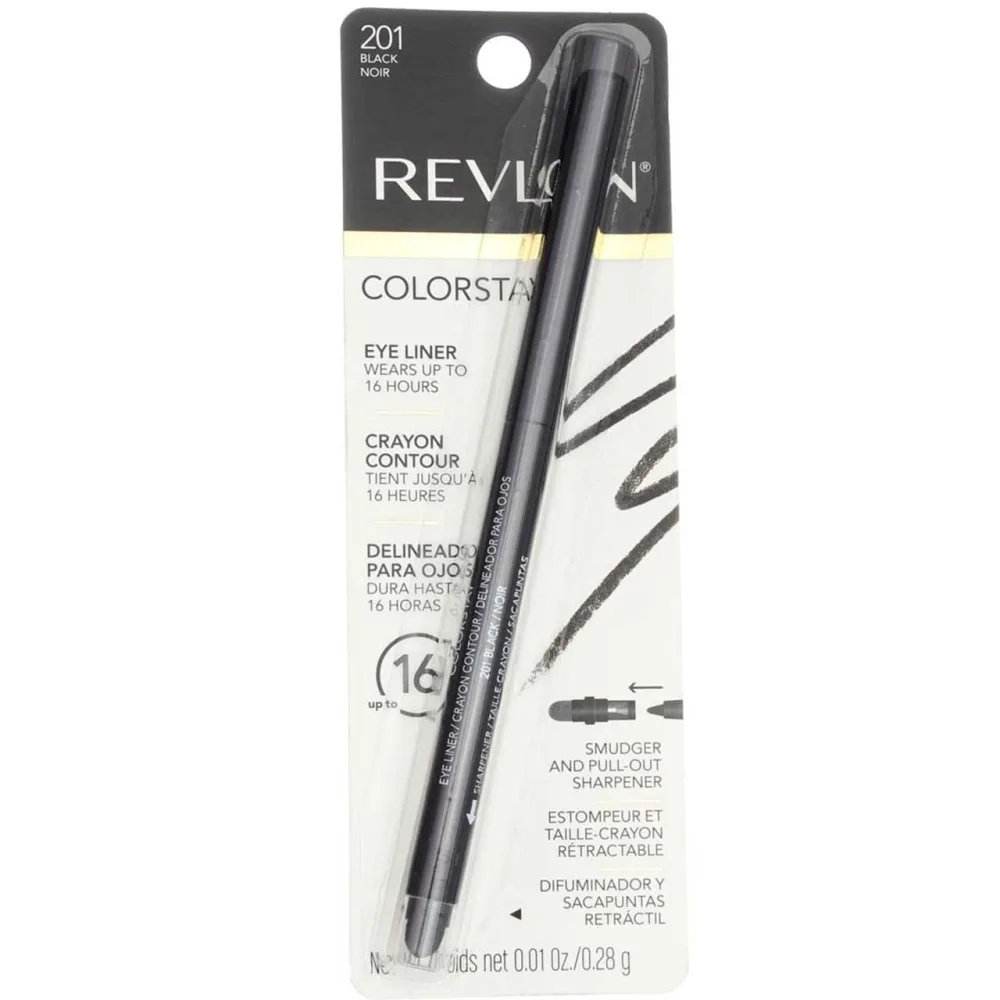 REVLON ColorStay Eyeliner with SoftFlex, Black 201, 0.01 Ounce (28 g) (Pack of 2)