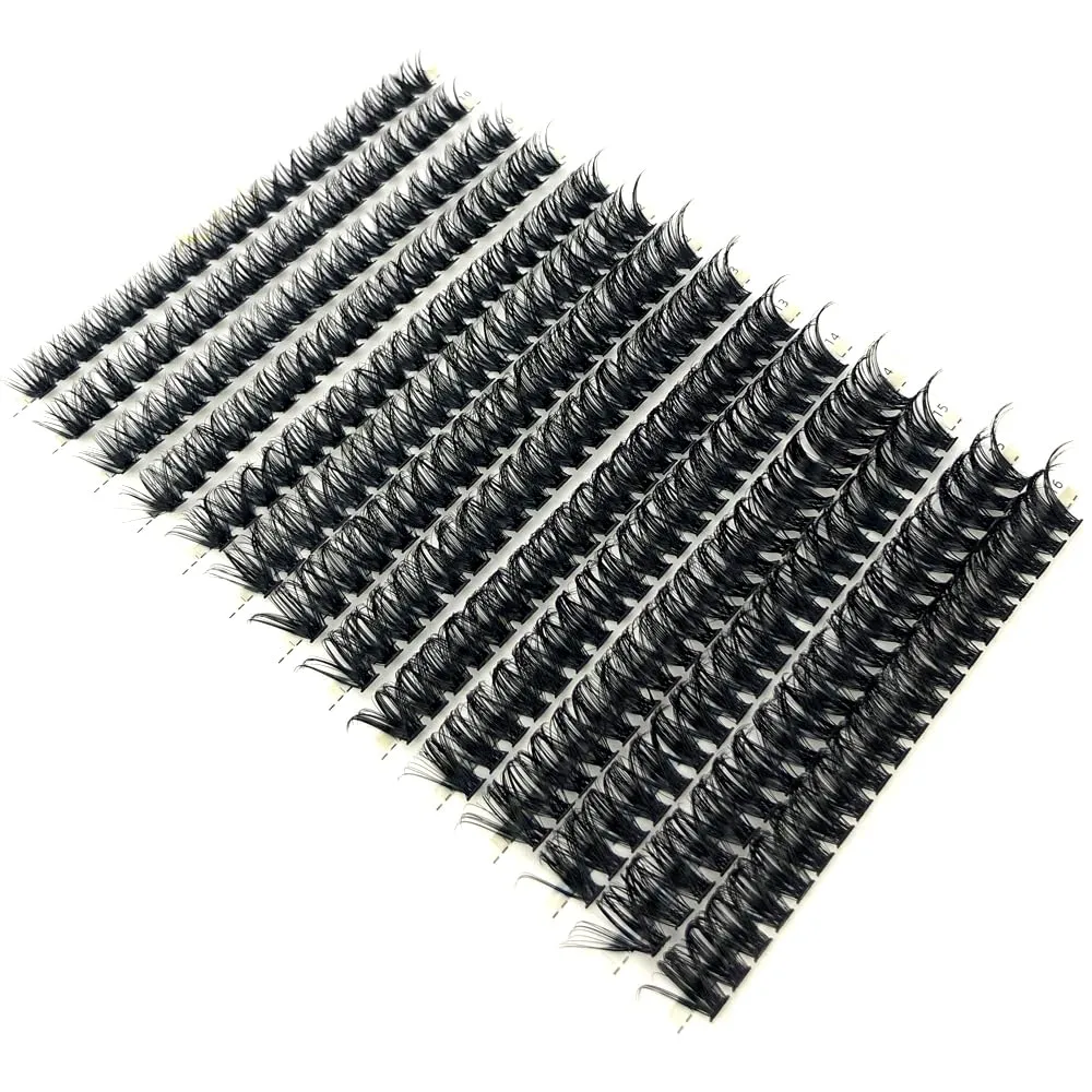 HBZGTLAD 30D/40D/50D/60D/80D Mink Eyelashes 280 Bundles Natural Eyelash extension 3D Russia Volume Individual Eyelash Cluster Makeup Tools Lashes (50D-D Curl-0.07MM-MIX)