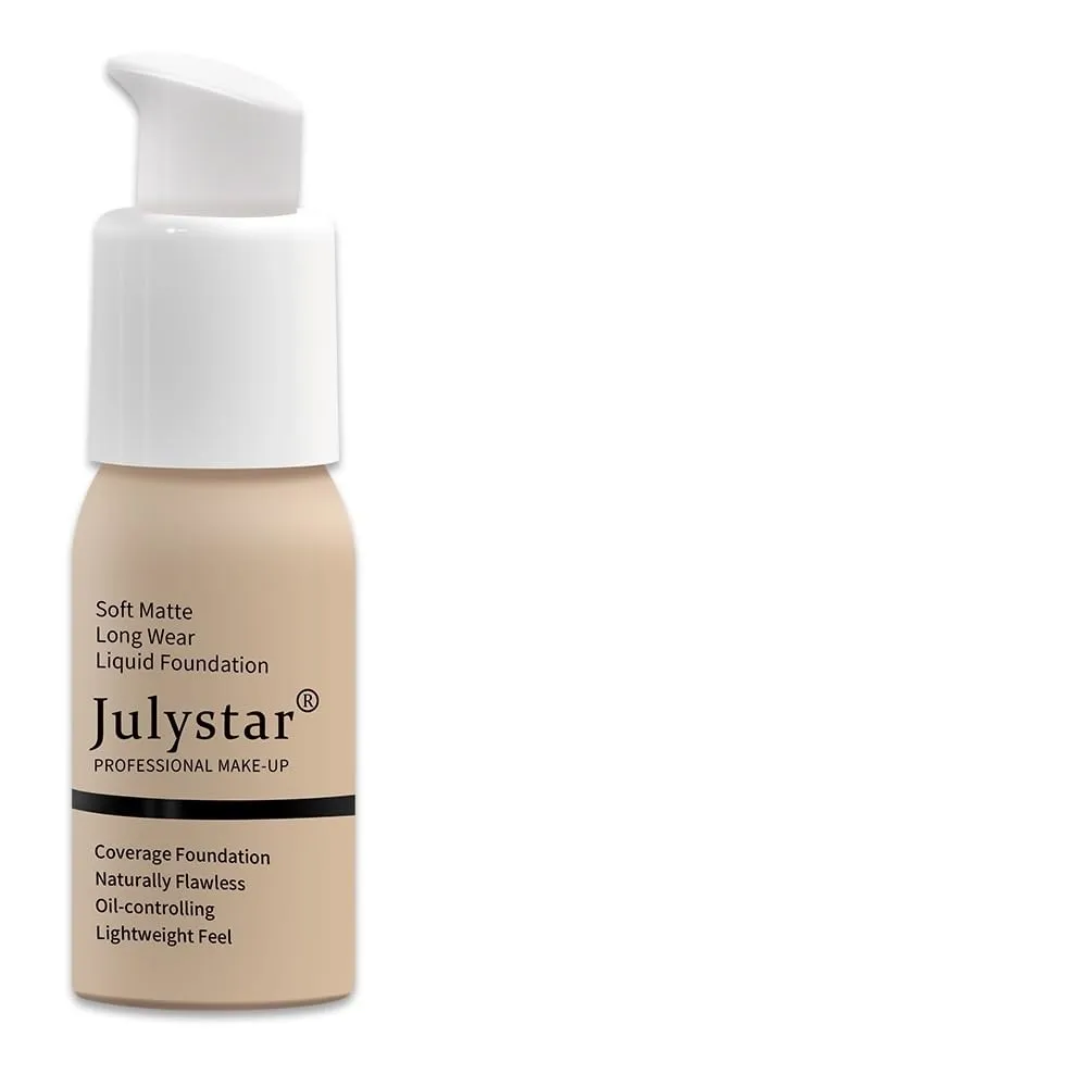 Julystar 10 color foundation cream oil control concealer long-lasting liquid foundation foundation make-up cream (02)