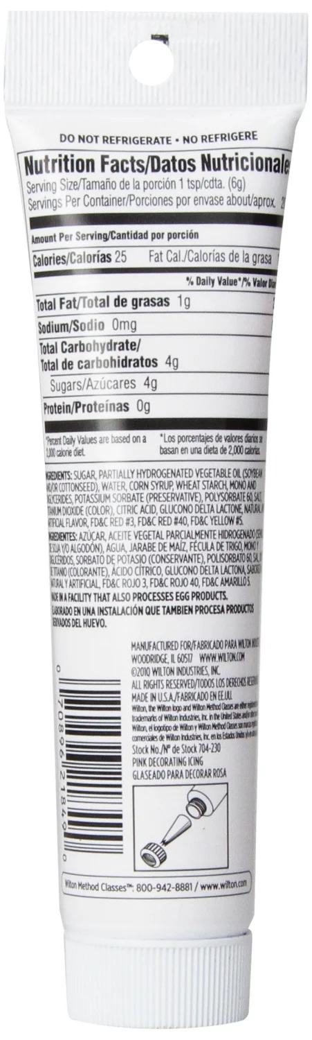 Wilton Pink Icing Tube