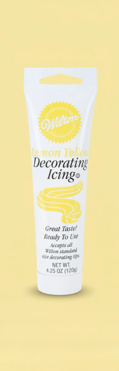 Wilton Yellow Icing Tube, Lemon
