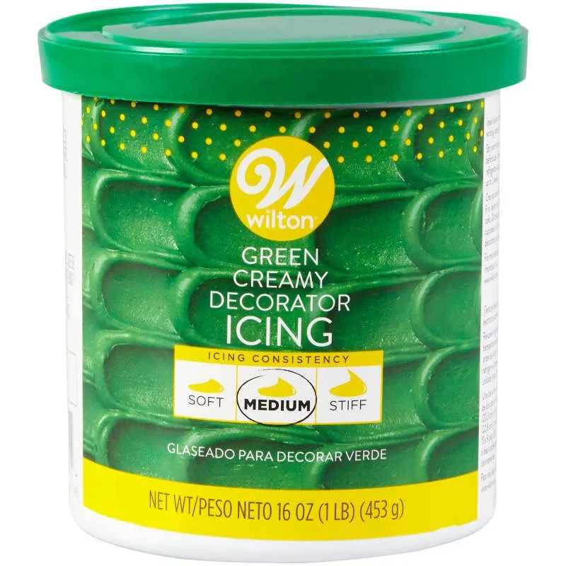 Wilton Green Creamy Decorator Icing, 16 oz. can
