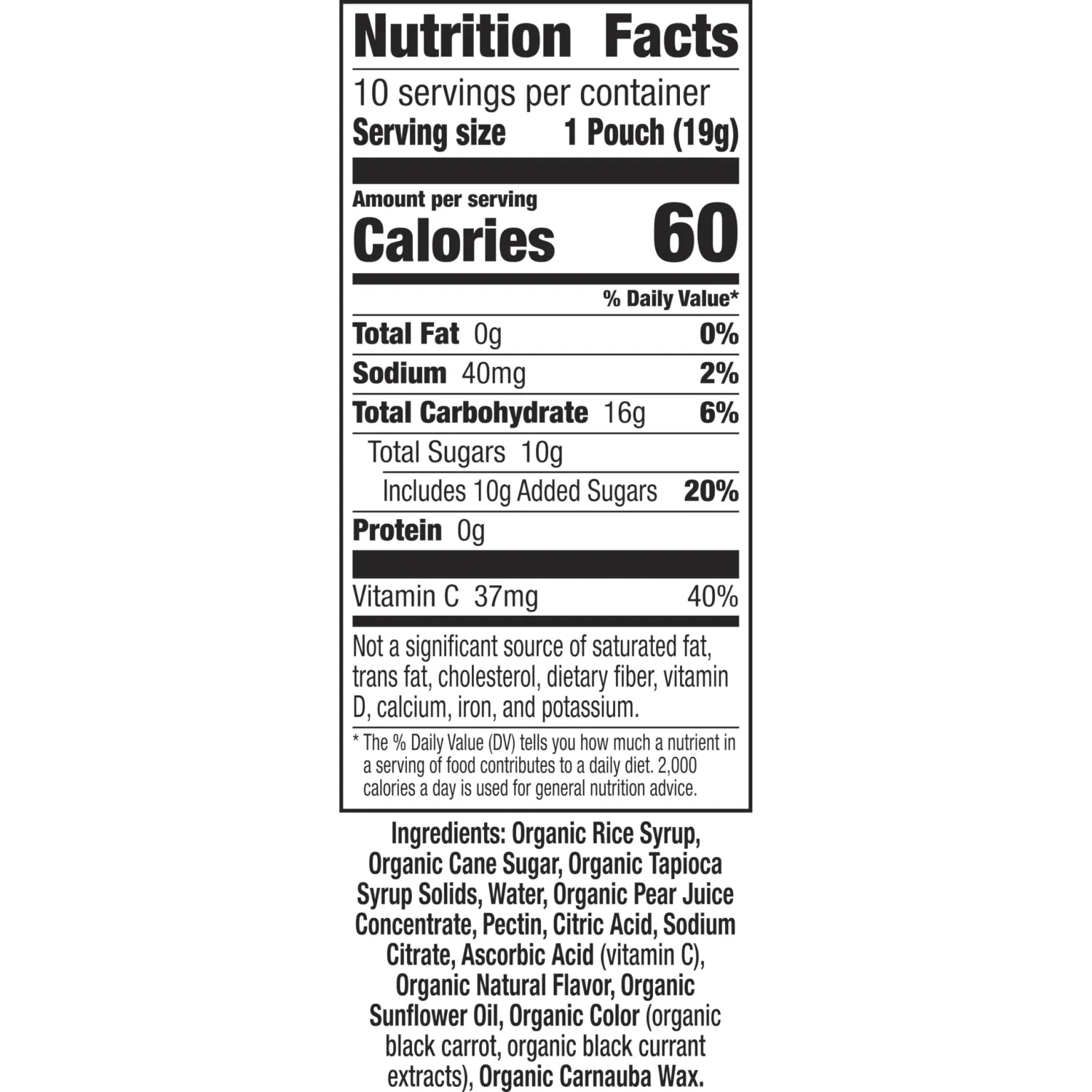 Annie's Organic Bunny Fruit Flavored Snacks, Summer Strawberry, Gluten Free, 10 Pouches, 7 oz