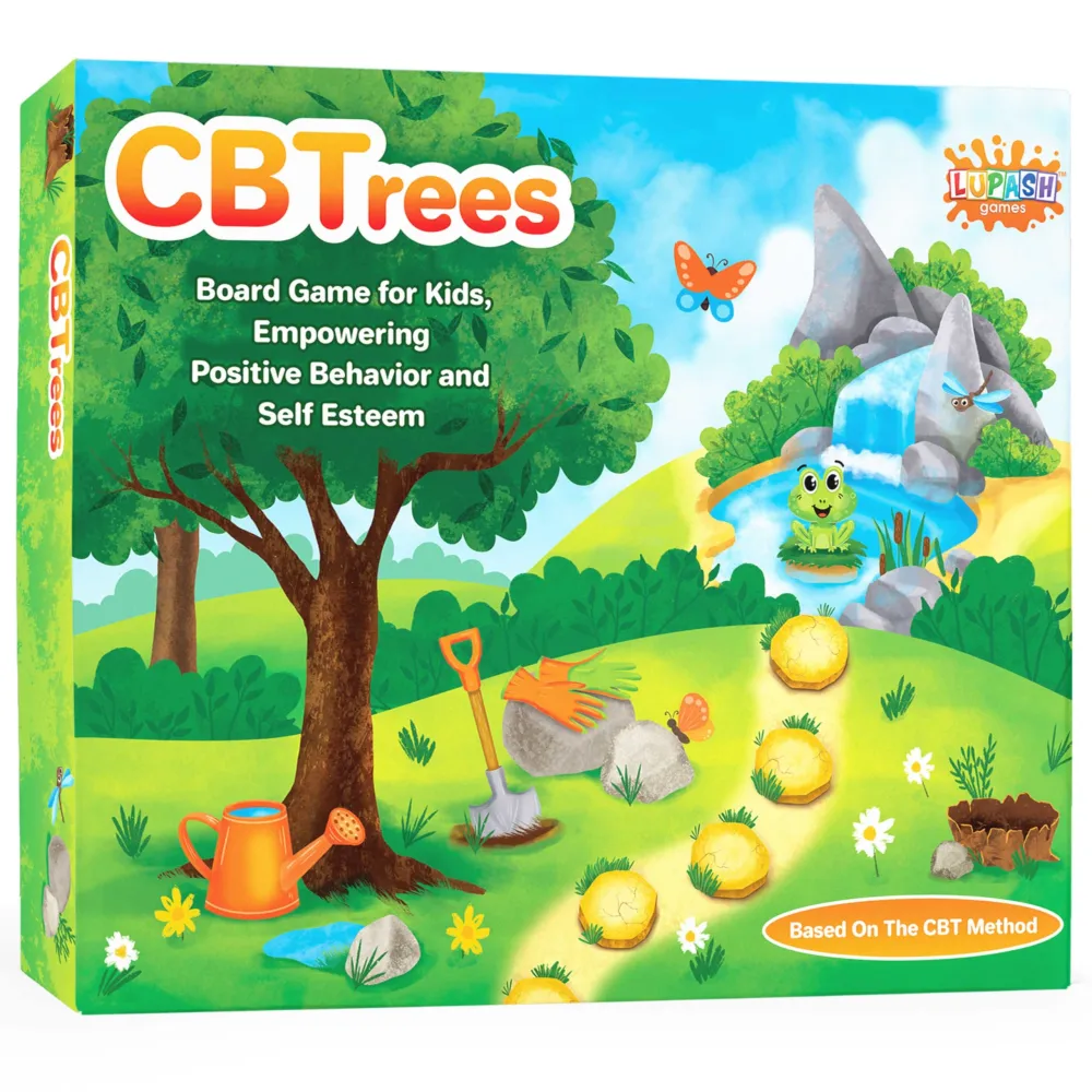 CBTrees Therapy Game for Kids, Therapy Counseling Game Teaching About Ecology and Nature, Social Skills Therapy Games for Counselors, Mental Health Games Suitable for Autism, ADHD and More