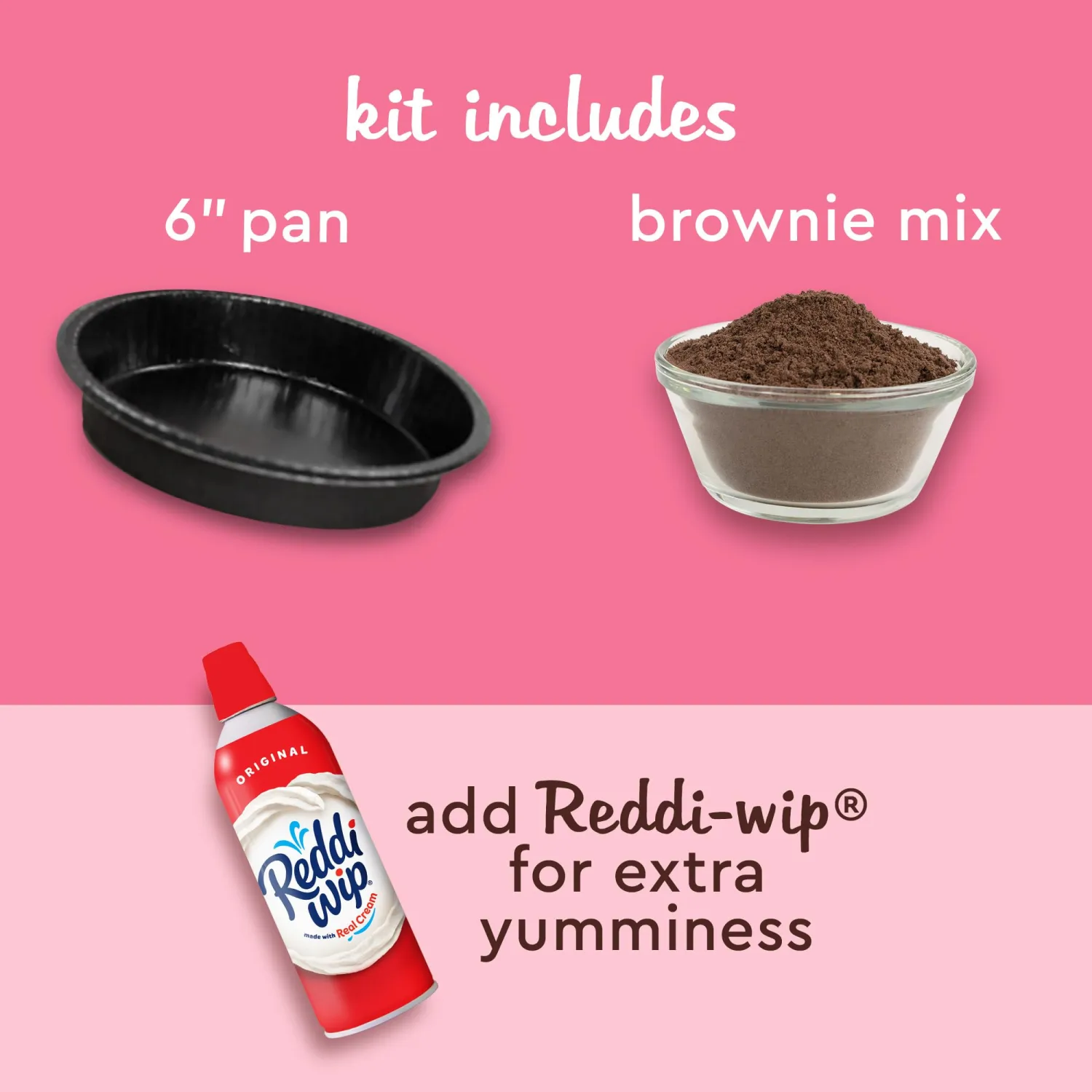 Duncan Hines Easy Brownie Kit Double Fudge Brownie Mix, 7.7 OZ (Pack of 4)