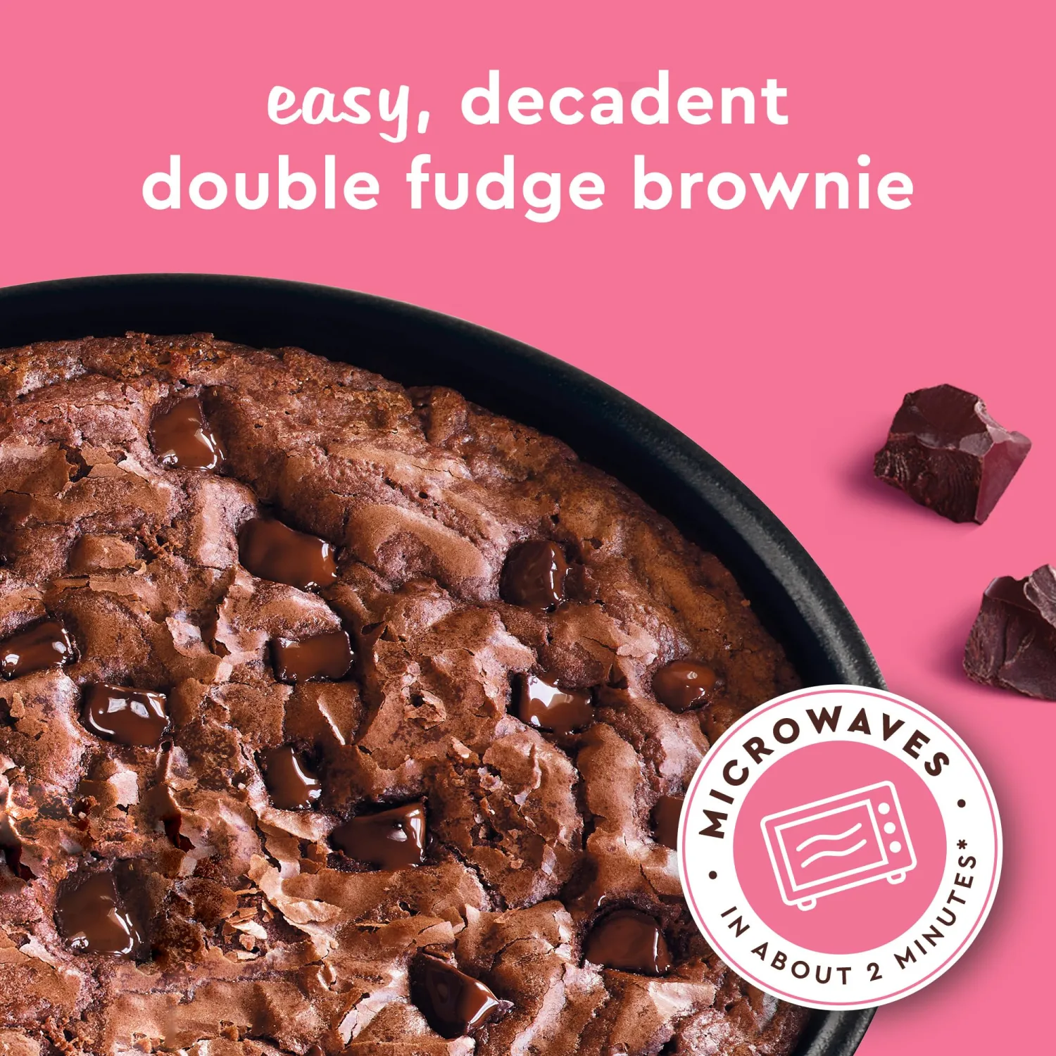 Duncan Hines Easy Brownie Kit Double Fudge Brownie Mix, 7.7 OZ (Pack of 4)