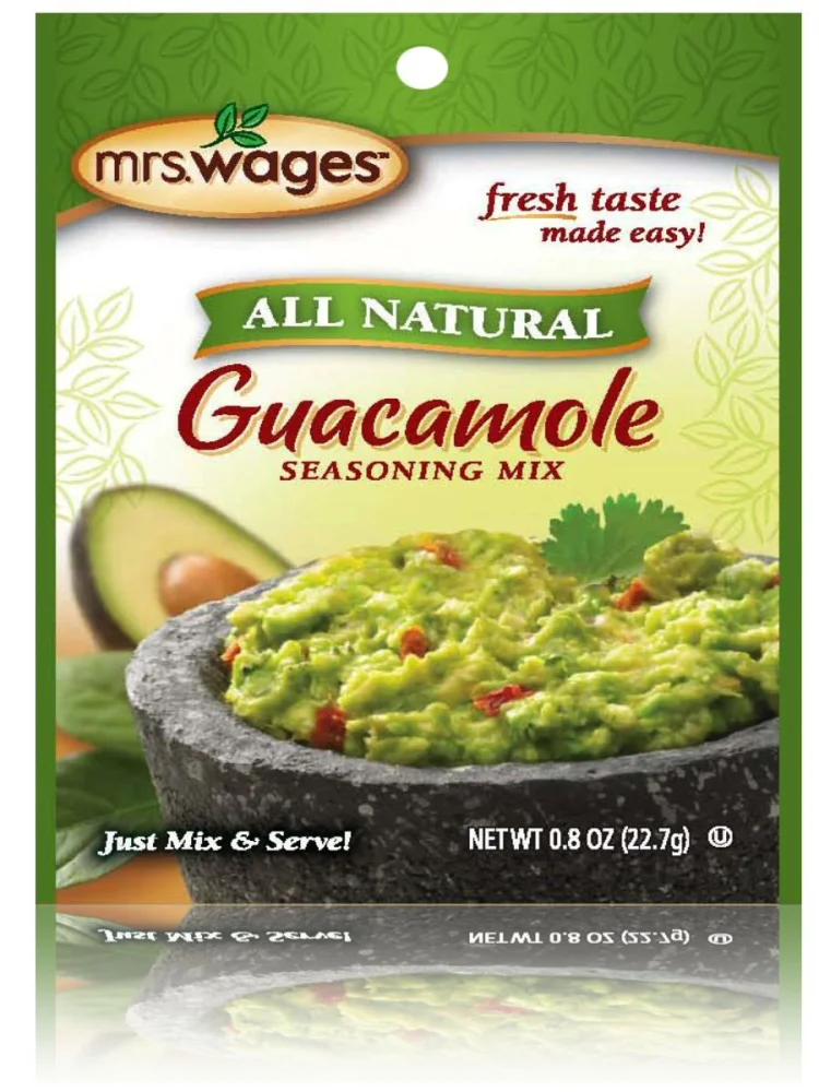 Mrs Wages Guacamole Mix 6- 0.8 Ounce Packages