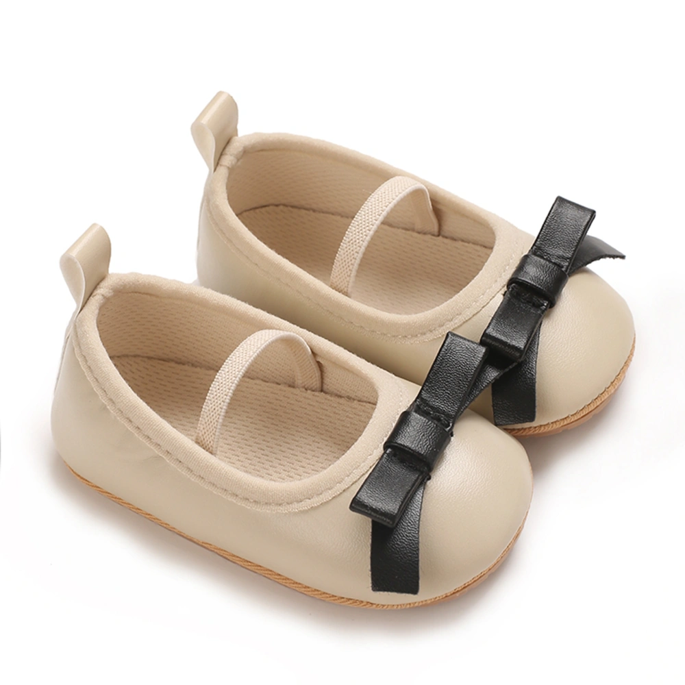 Baby Girls Mary Jane Flats Elegant Bowknot Pageant Shoes Non-Slip