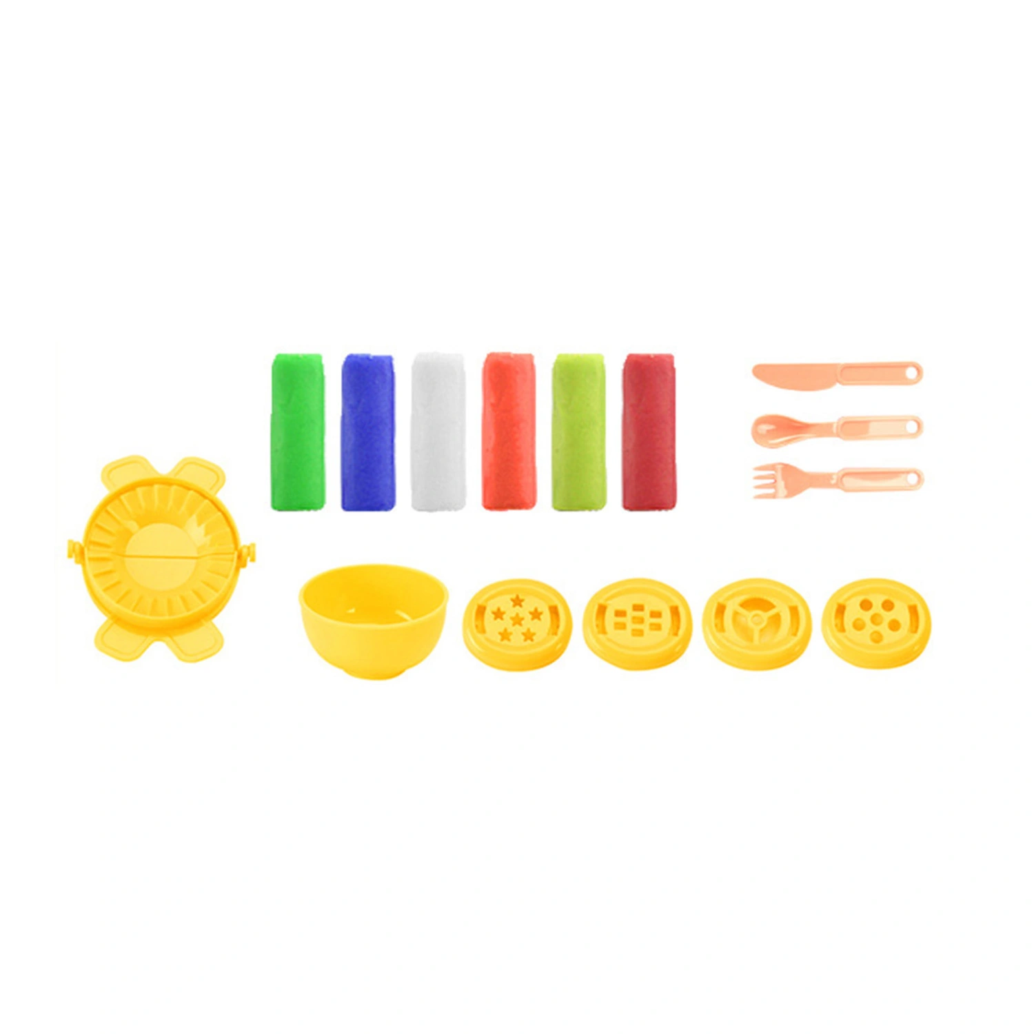 Dough for Kids,16 Pcs Kitchen Creations Noodle Playset Gifts