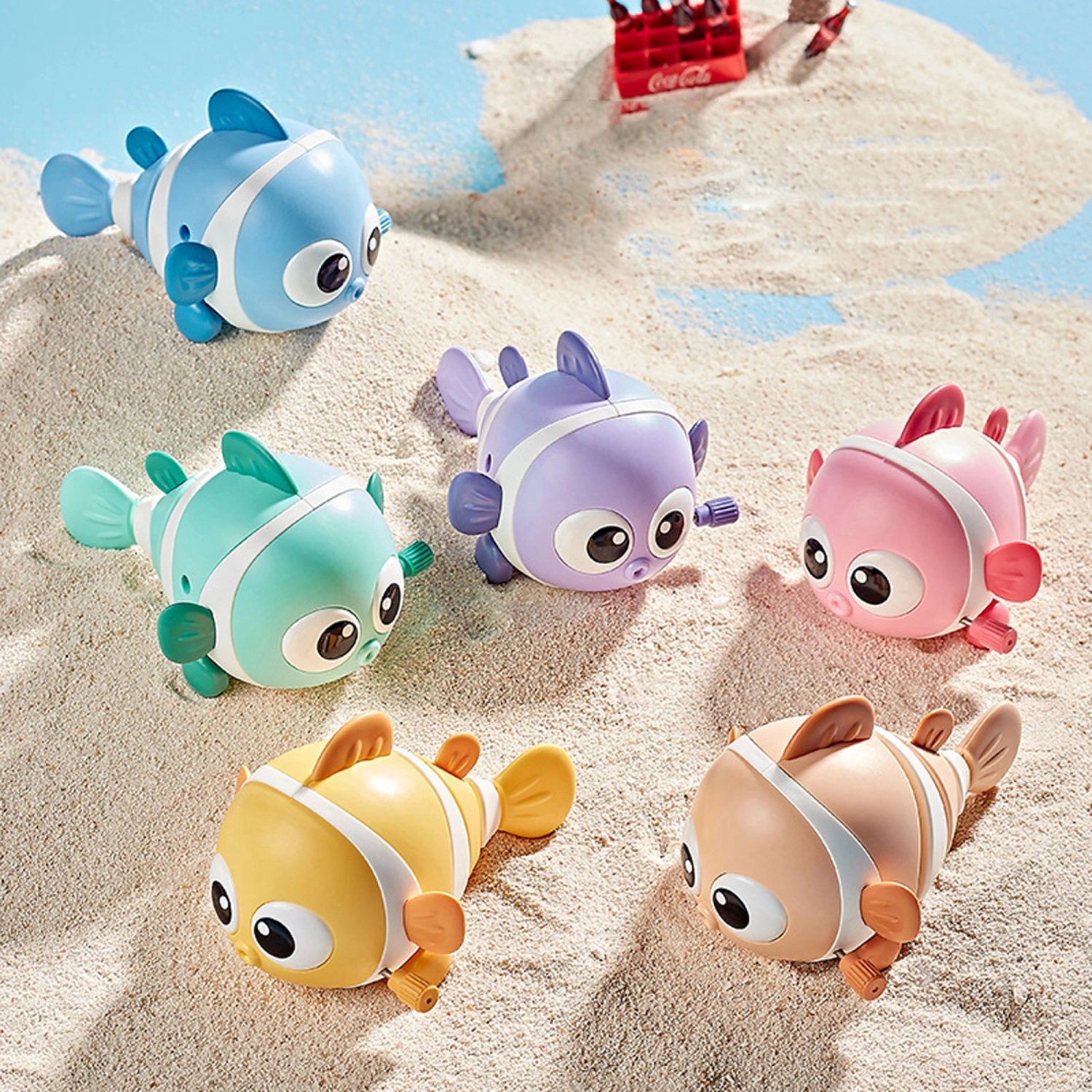 Wind-up Toy, Cartoon Swing Movable Toy Fish Birthday Gift for Toddlers