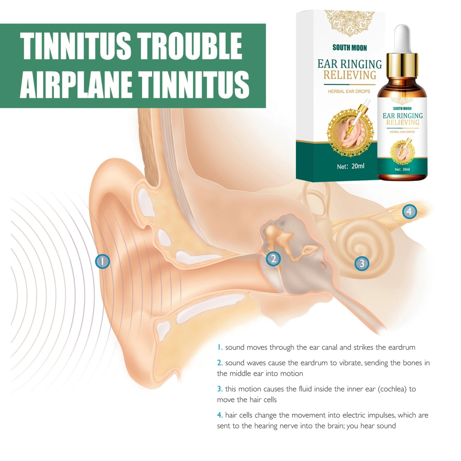 Tinnitus Relief for Ringing Ears Effective Ear Ringing Drops 