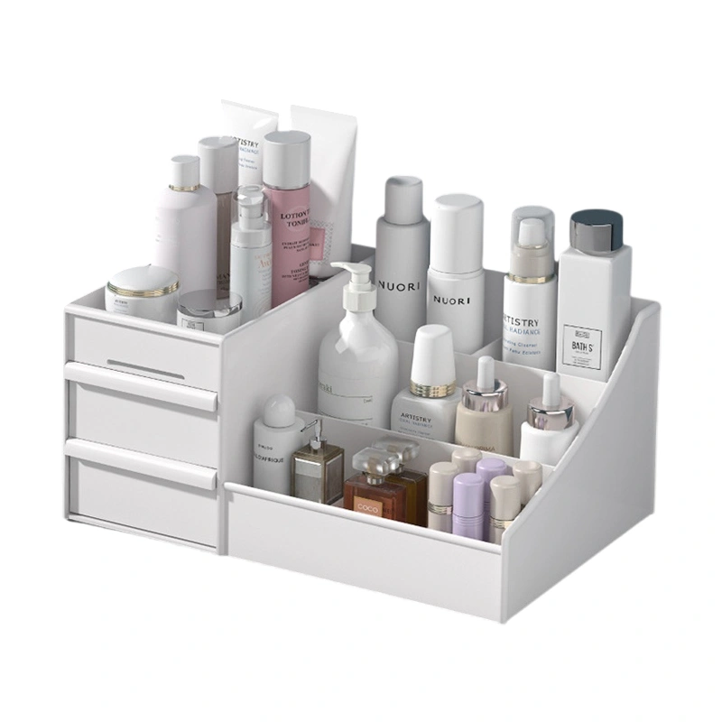 Makeup Desk Organizer Countertop Skin Care Organizer with Drawers