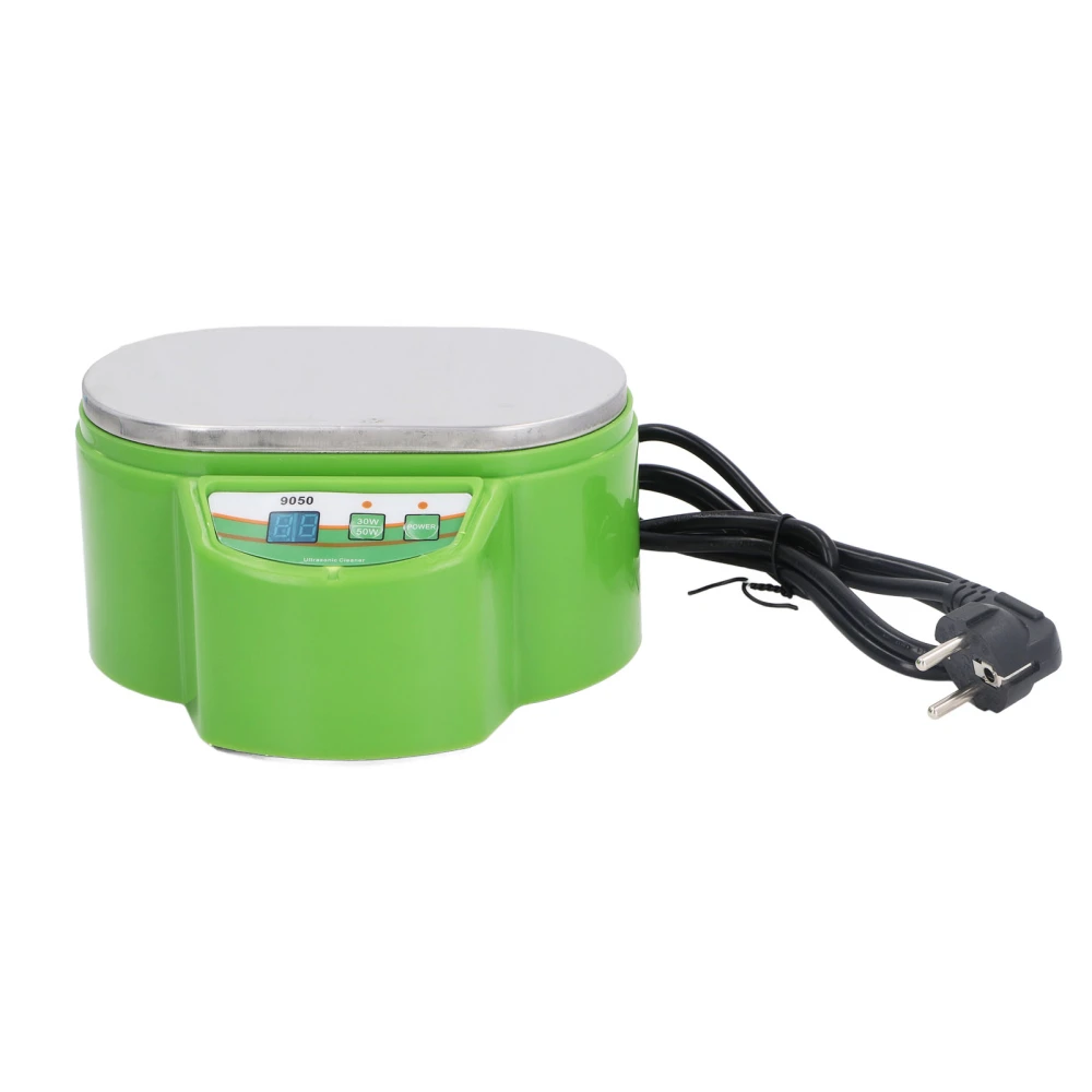 Ultrasonic Jewelry Cleaner 30W 50W 2 Speed Switching 40KHz 500ml Ultrasonic Cleaner Machine EU Plug 220V