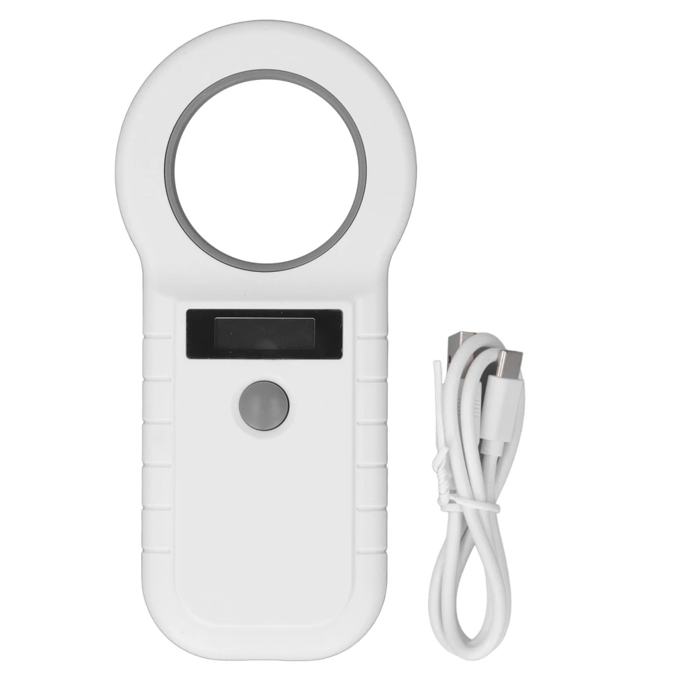 Animal Handheld Reader 134.2KHZ 125KHZ Dual Frequency USB RFID Pet Data Storage Tag Scanner for Farm Animal Management