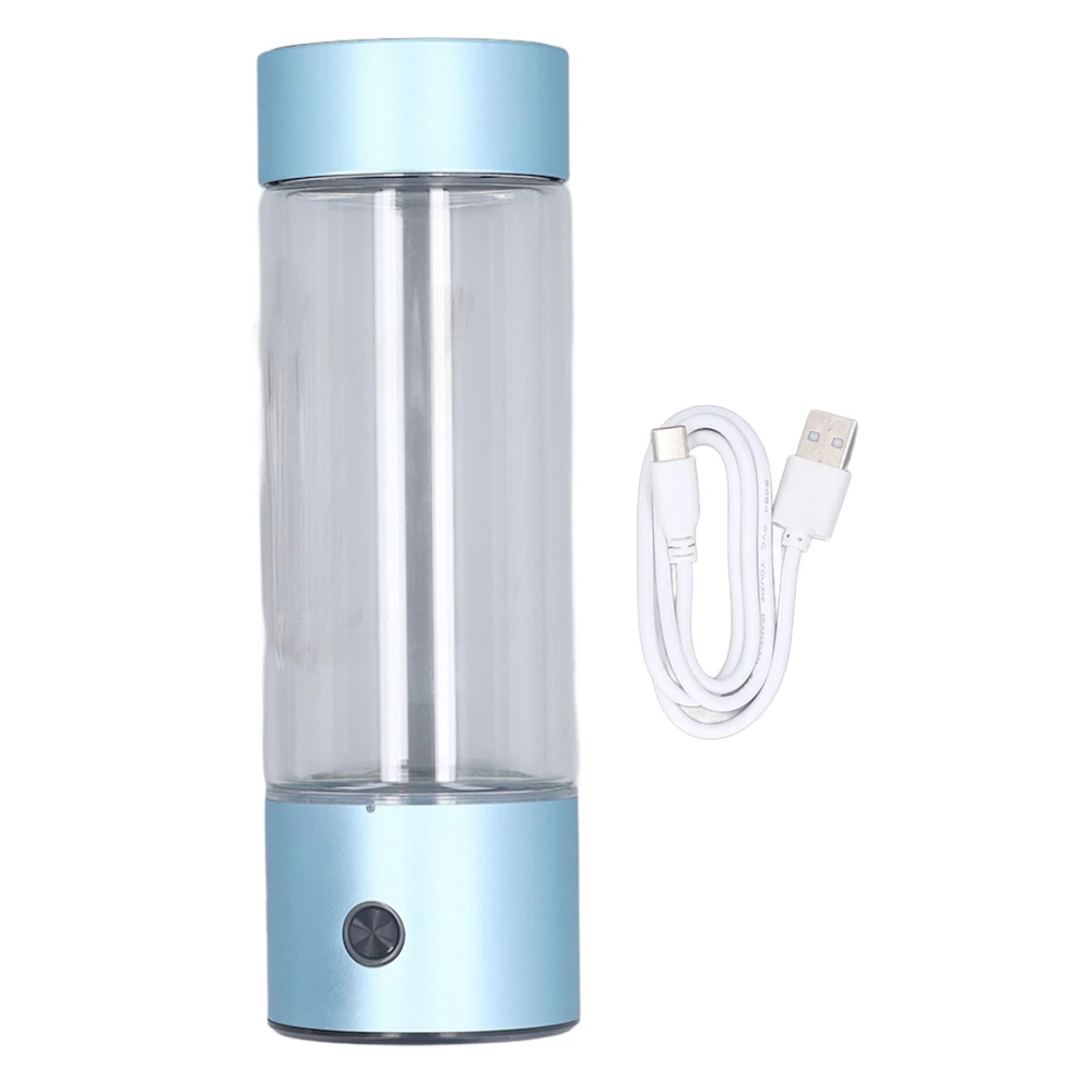 Hydrogen Rich Water Bottle 370ML 2000‑2500PPB High Ion Concentration Rechargeable Hydrogen Water Generator Cup