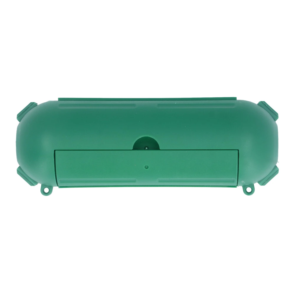 Extension Cord Safety Cover Waterproof Outdoor Cable Safety Box Sealed Electrical Connection Box Green