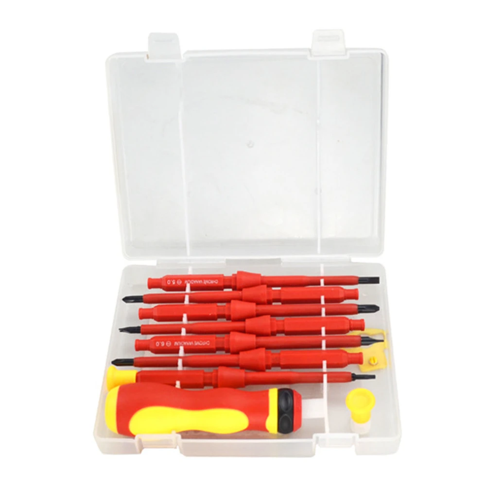 Screwdriver Set Multi Purpose Alloy Steel Screwdriver with 7 Bits for Electronics Repair