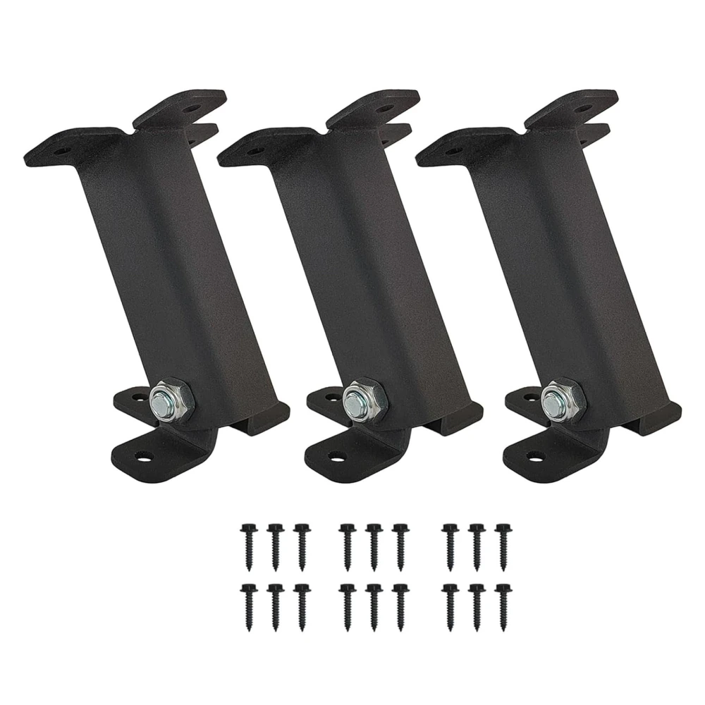 3PCS Roof Riser Bracket 304 Stainless Steel Adjustable Pergola Roof Riser Beam Bracket