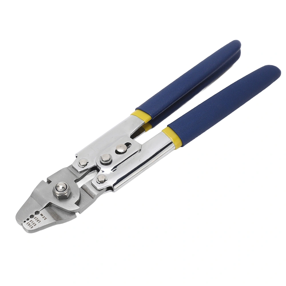 Wire Rope Crimping Tool Professional Efficient Stainless Steel Ferrule Wire Rope Swager for 0.1‑2.2mm Wire Cable Crimping