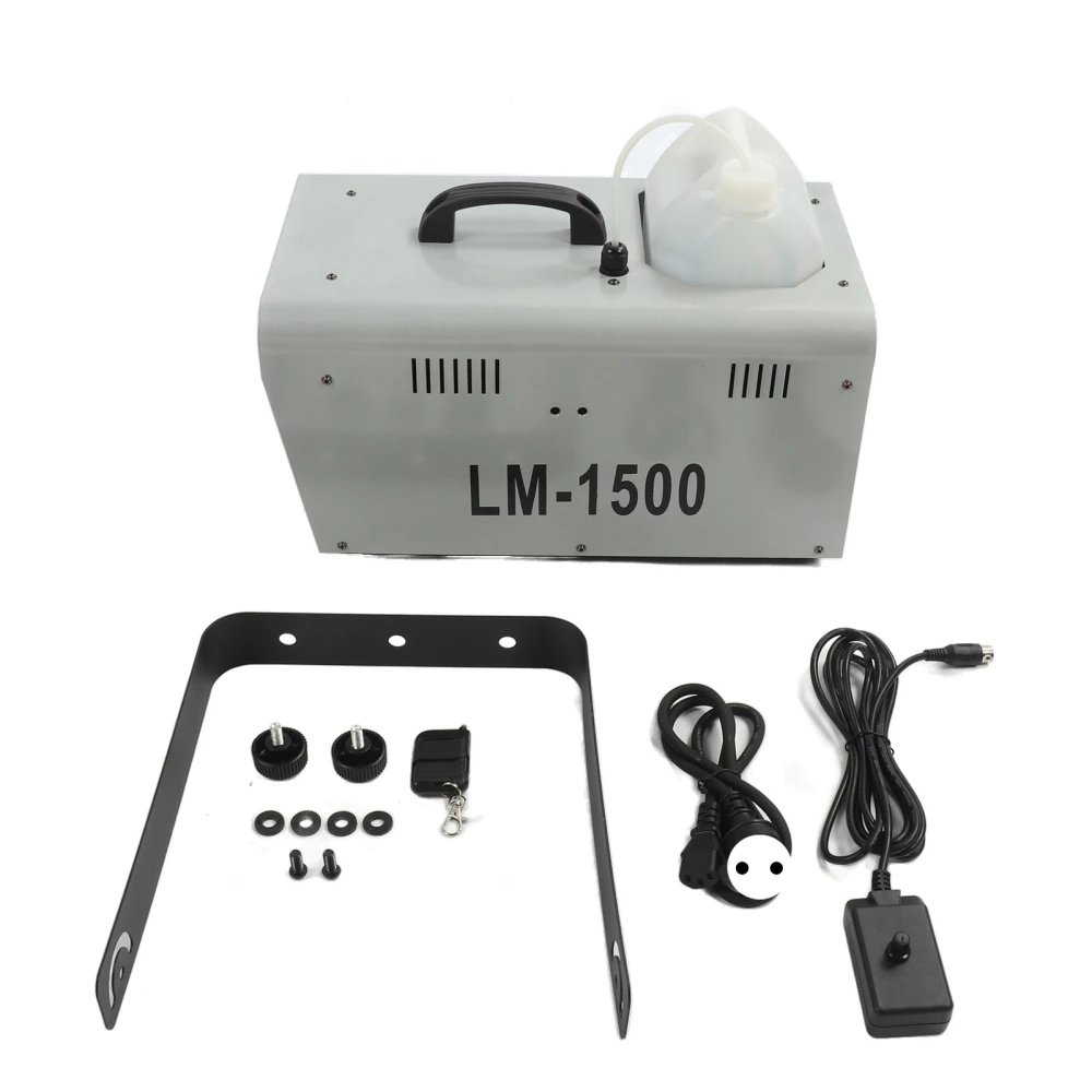 1500W Snow Making Machine High Output Manual Or Remote Control Snowflake Maker for Party Stage Effect EU Plug 220‑250V