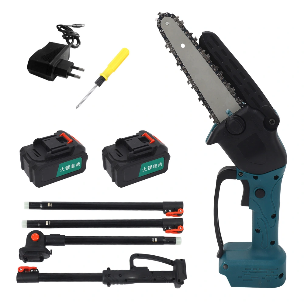 Electric Chain Saw Professional Efficient Rechargeable Handheld Electric Chainsaw for Wood Cutting Tree Trimming 110‑