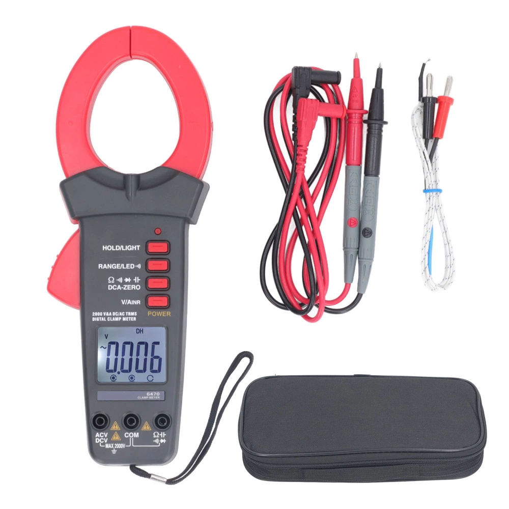 Clamp Meter Multimeter High Accuracy Multifunctional Digital Volt Amp Ohm Tester