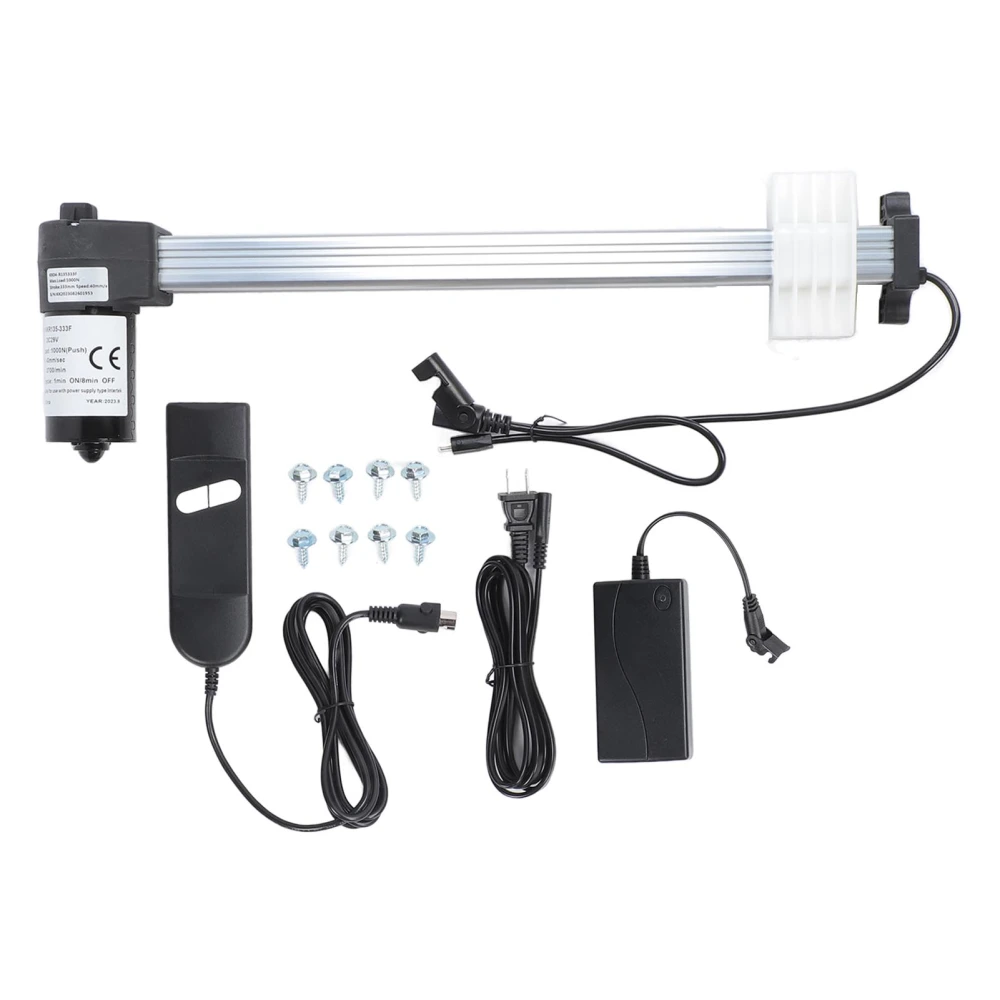 Linear Actuator Motor 1000N 333mm Stroke 29V Power Supply DC Motor Telescopic Rod Electric Actuator