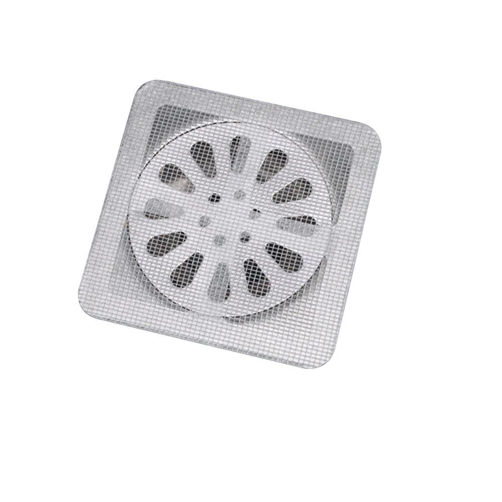 Mesh Shower Drain Cover, Flat Disposable Bathtub Drain Hair Catcher