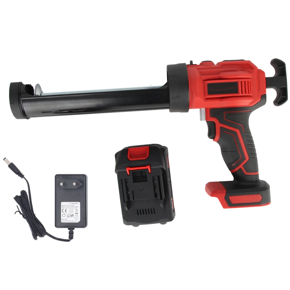 Cordless Caulking Gun Rechargeable Lithium Battery Powered Electric Caulk Adhesive Gun