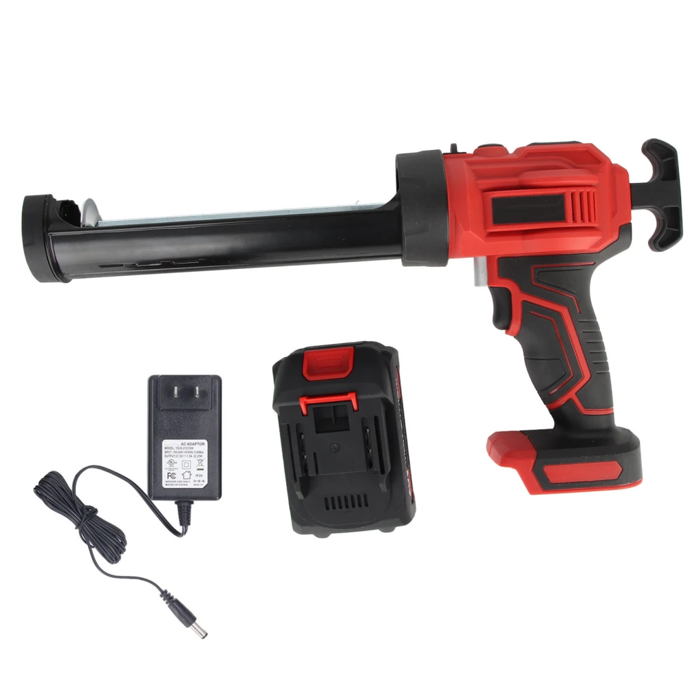 Cordless Caulking Gun Rechargeable Lithium Battery Powered Electric Caulk Adhesive Gun