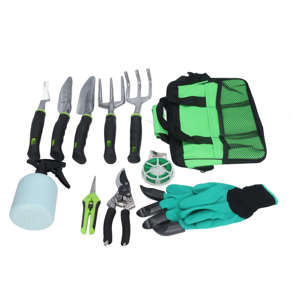 Garden Tool Set Gift Outdoor Gardening Work Hand Tools Starter Kit with Tote Bag Ergonomic Handle for Women Men