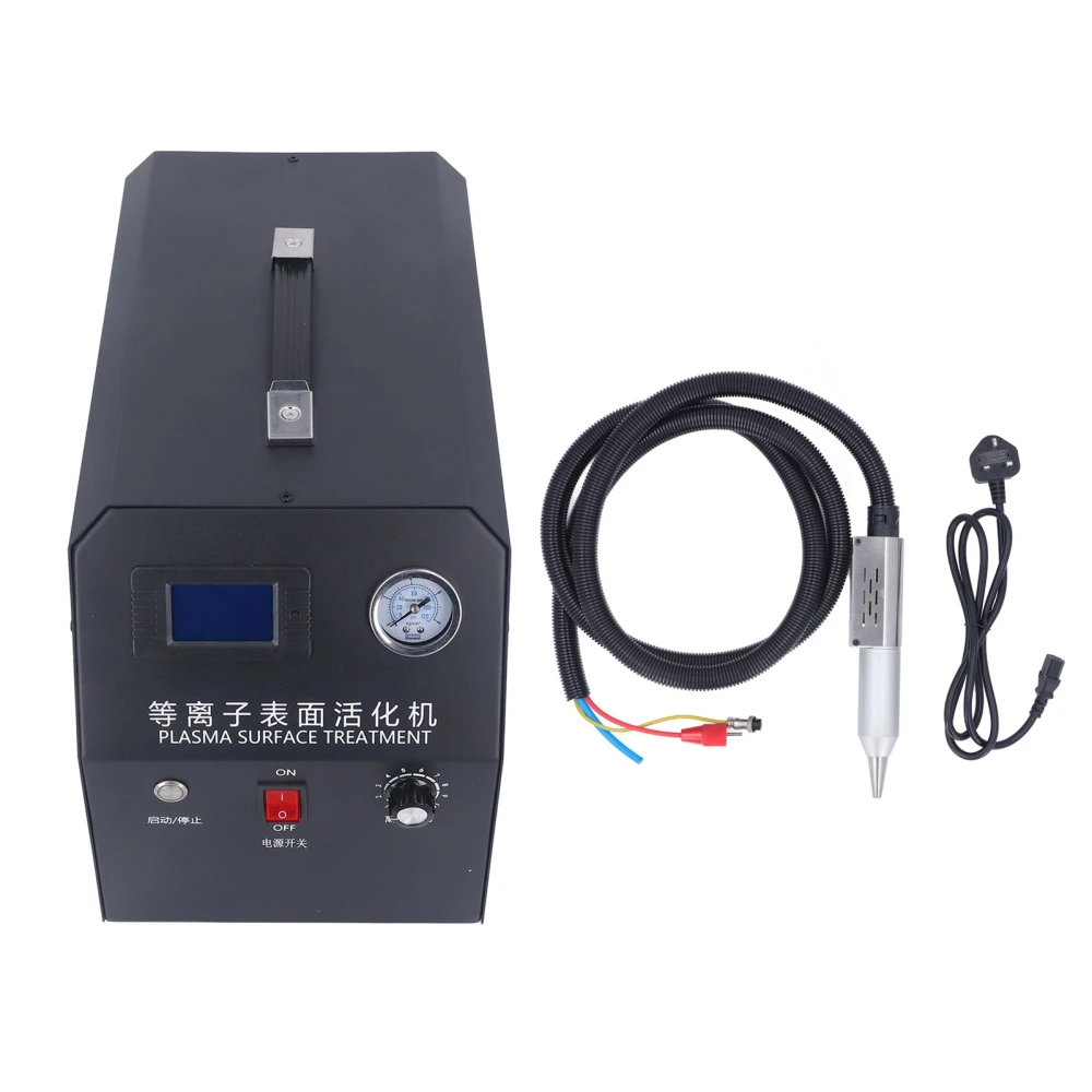 Plasma Surface Treatment Machine Aluminum Alloy Low Temperature Plasma Treatment Machine AC220V 600W UK Plug