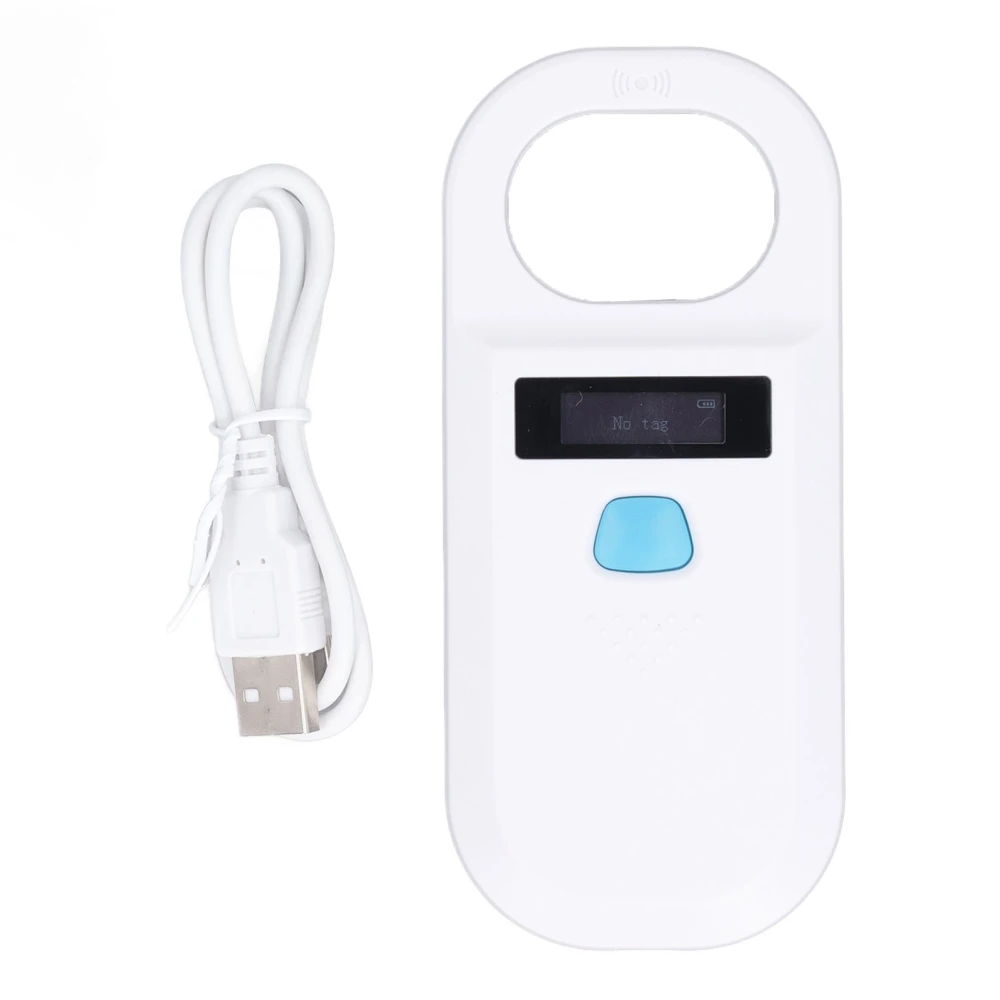 Microchip Reader Scanner 134.2KHZ 125KHZ USB Rechargeable Handheld Pet Tag Scanner for Dog Cat Pig